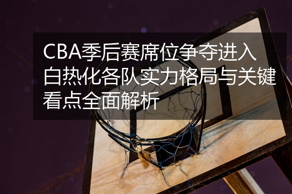 CBA季后赛席位争夺进入白热化各队实力格局与关键看点全面解析