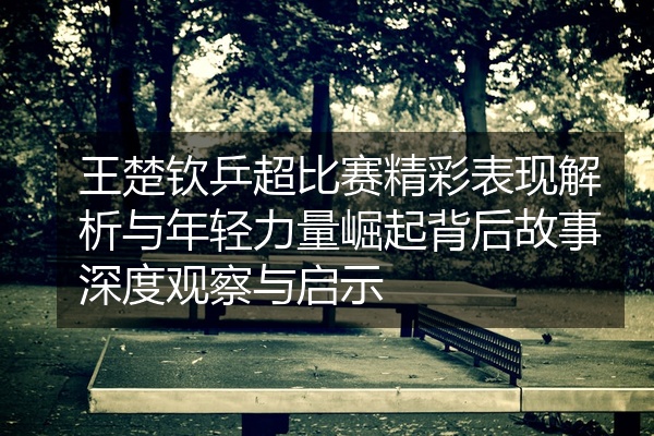 王楚钦乒超比赛精彩表现解析与年轻力量崛起背后故事深度观察与启示